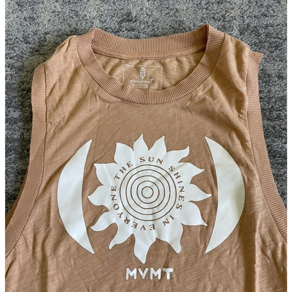 FP Movement Womens XS Tank Orange Crop Sunshine Activewear Lightweight NWT N4 - Picture 6 of 9